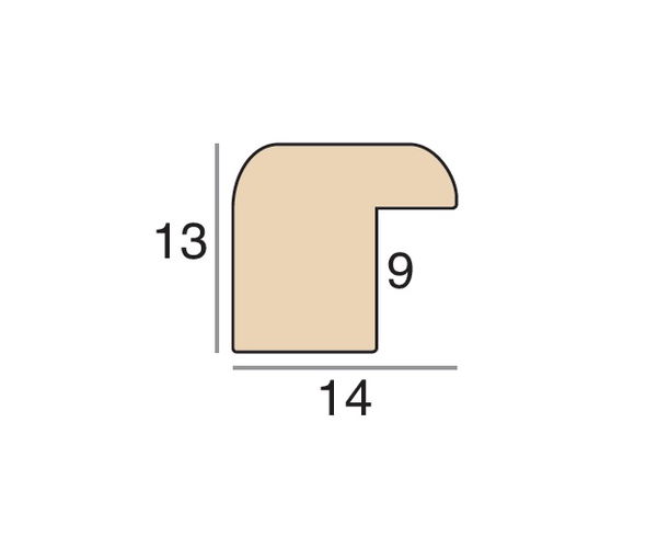 14mm 'Ystad' Natural FSC™ Certified 100% Frame Moulding