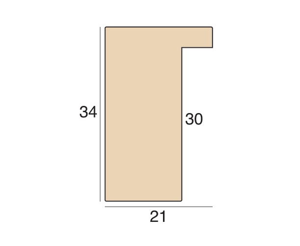 21mm 'Skane' Beech FSC™ Certified 100% Frame Moulding      