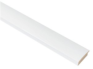 40x14mm 'Mono' Gloss White FSC™ Certified 100% Frame Moulding