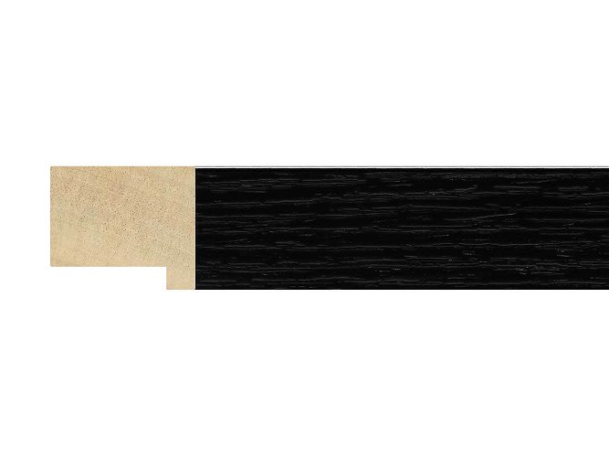 34mm 'Casa' Embossed Black FSC™ Certified 100% Frame Moulding