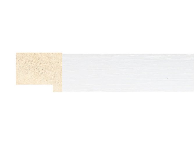 34mm 'Casa' Embossed White FSC™ Certified 100% Frame Moulding