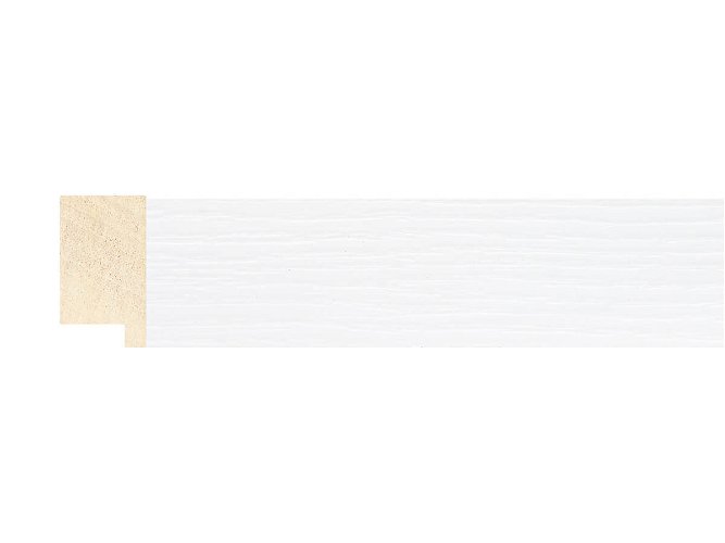 35mm 'Casa' Embossed White FSC™ Certified 100% Frame Moulding