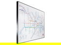 50mm deep 'Floater' Matt Black Smooth FSC™ Certified 100% Frame Moulding     