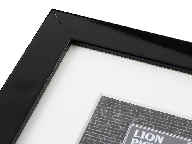 25mm 'Mono' Gloss Black FSC™ Certified 100% Frame Moulding