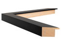 25mm 'Mono' Matt Black FSC™ Certified 100% Frame Moulding