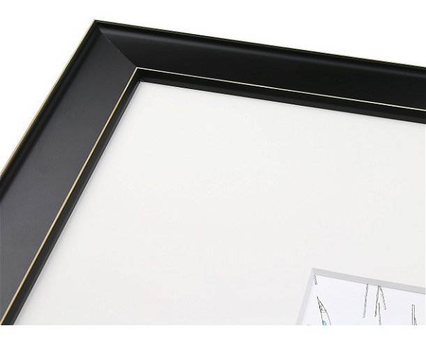 53mm 'Palladian Mono' Black FSC™ Certified Mix 70% Frame Moulding