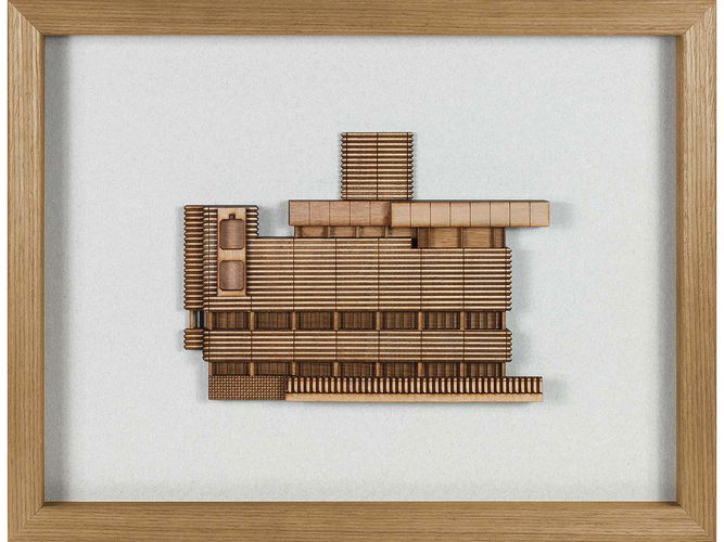 21mm 'Floripa' Caramel Frame Moulding