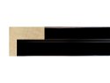 19mm 'Mono L Style' Gloss Black 42mm rebate FSC™ Certified 100% Frame Moulding