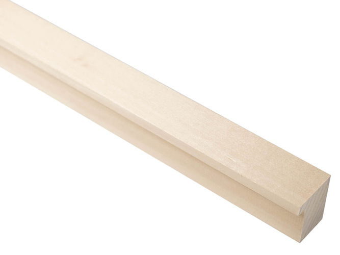 30mm 'Bare Wood' Lime Frame Moulding | LION Picture Framing Supplies Ltd