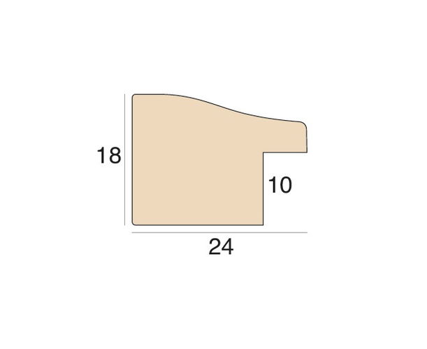 24mm 'Hampton' Truffle Frame Moulding