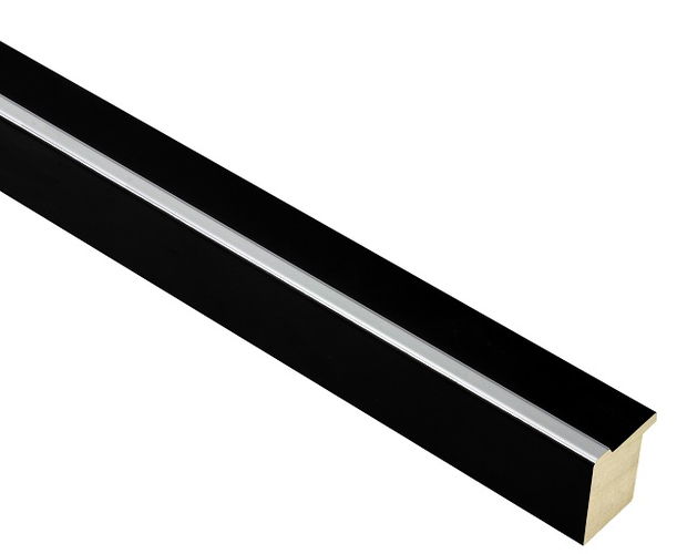 28mm 'Sportif' Black FSC™ Certified 100% Frame Moulding