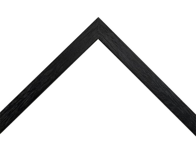 20x13mm 'Domino' Black Open Grain FSC™ Certified 100% Frame Moulding