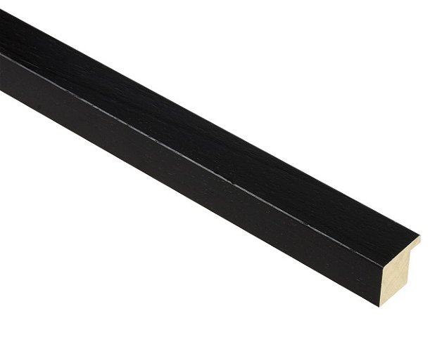 25mm 'Domino' Black Open Grain FSC™ Certified 100% Frame Moulding ...