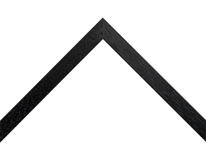 21mm 'Domino' Black Open Grain FSC™ Certified 100% Frame Moulding