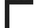 21mm 'Domino' Black Open Grain FSC 100% Frame Moulding