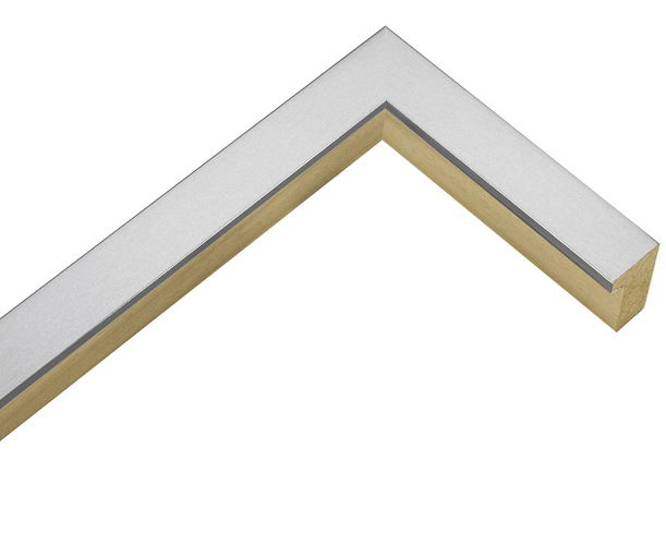 20mm 'Trocadero' Satin Silver Frame Moulding