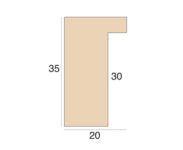 20mm 'Trocadero' Satin Silver Frame Moulding