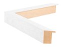 21mm 'Domino' White Open Grain FSC™ Certified 100% Frame Moulding