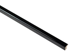 14mm 'Mono' Gloss Black FSC™ Certified 100% Frame Moulding