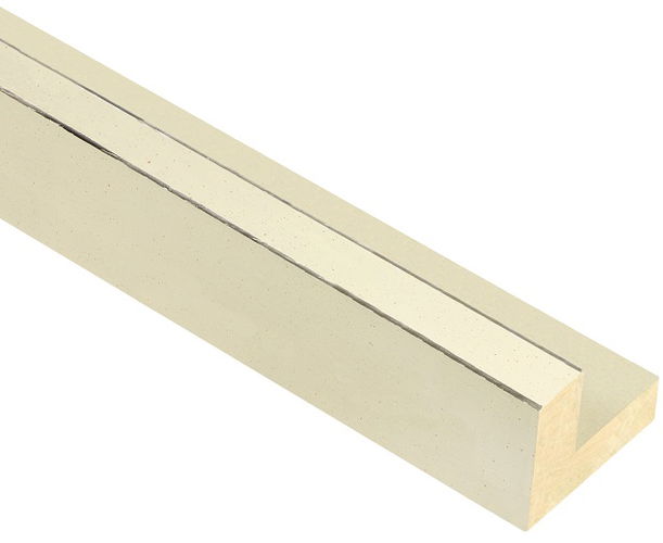 12mm 'Memento' Antique Cream FSC™ Certified 100% Frame Moulding