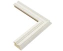 36mm 'Maine' Textured White FSC™ Certified Mix 70% Frame Moulding
