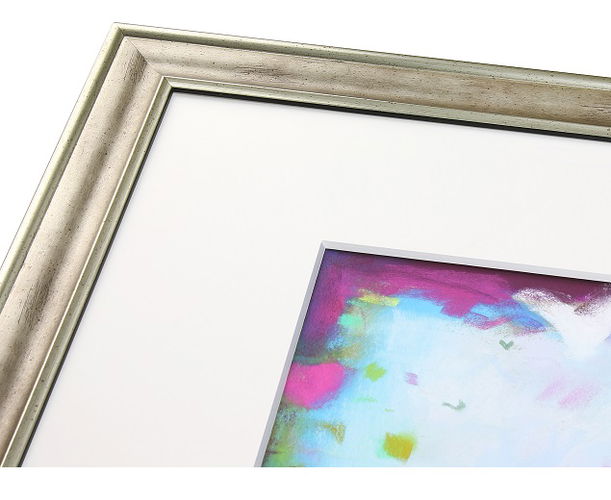 42mm 'Berlin' Silver FSC™ Certified 100% Frame Moulding