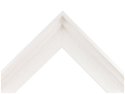 7mm 'Two Way L's' White Vellum Frame Moulding