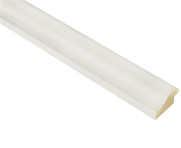 40mm 'Savannah' White Vellum FSC™ Certified 100% Frame Moulding