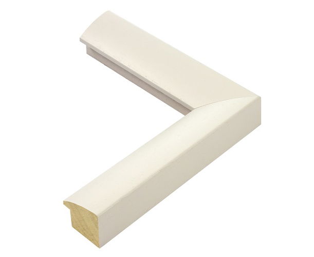 37mm 'Savannah' White Vellum FSC™ Certified 100% Frame Moulding