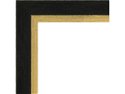 29mm 'Fino' Antique Black/Gold Frame Moulding