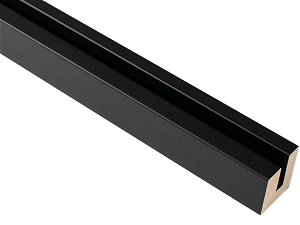 10mm Face 'Panel Tray' Matt Black for Panels up to 4mm Thick FSC™ Certified 100%
