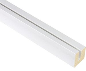 10mm Face 'Panel Tray' Matt White for Panels up to 4mm Thick FSC 100%