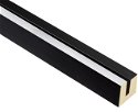10mm 'Panel Tray' Black & Silver FSC™ Certified 100% Frame Moulding