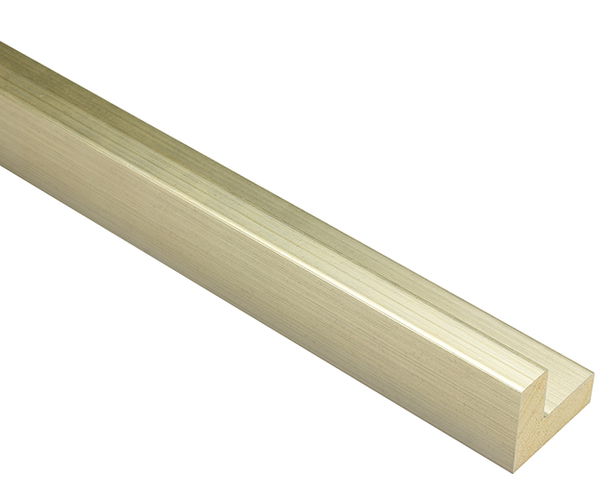 12mm 'Soho' Soft Gold 21mm rebate Frame Moulding