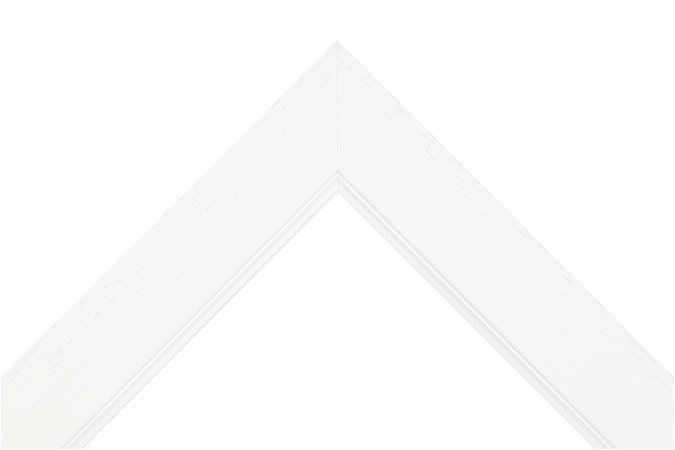43mm 'White Wash Slips' White FSC Mix 70% Frame Moulding | LION Picture ...