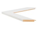 43mm 'White Wash Slips' White FSC™ Certified Mix 70% Frame Moulding