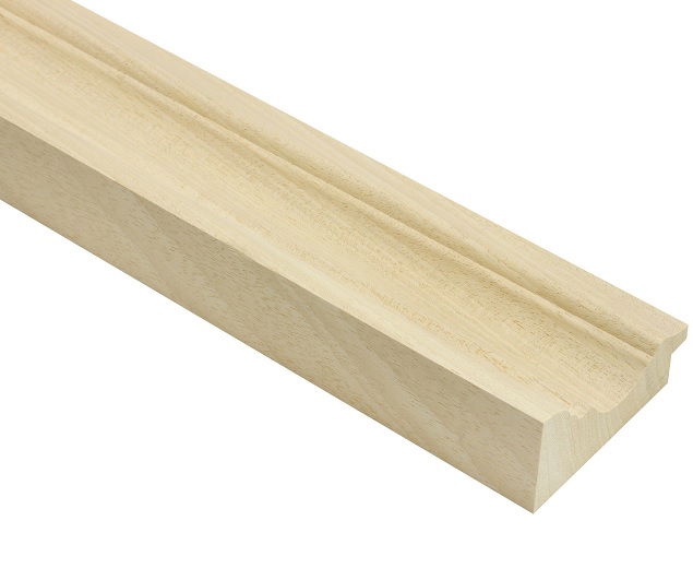 68mm 'Bare Wood' Ayous Frame Moulding | LION Picture Framing Supplies Ltd