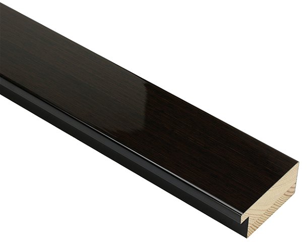 54mm 'Greenwich' Glossy Wenge Frame Moulding