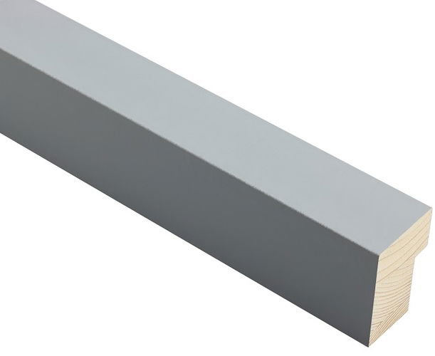 34mm 'Mod' Light Grey Frame Moulding