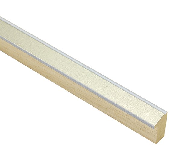 20mm 'Berkley' White and Pale Gold Frame Moulding