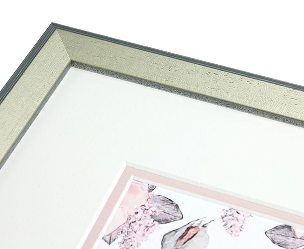 20mm 'Berkley' Grey and Pale Gold Frame Moulding