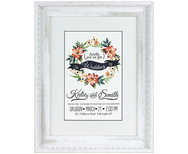 35mm 'Vienna' Antique White Frame Moulding