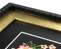 35mm 'Vienna' Antique Black Gold Frame Moulding