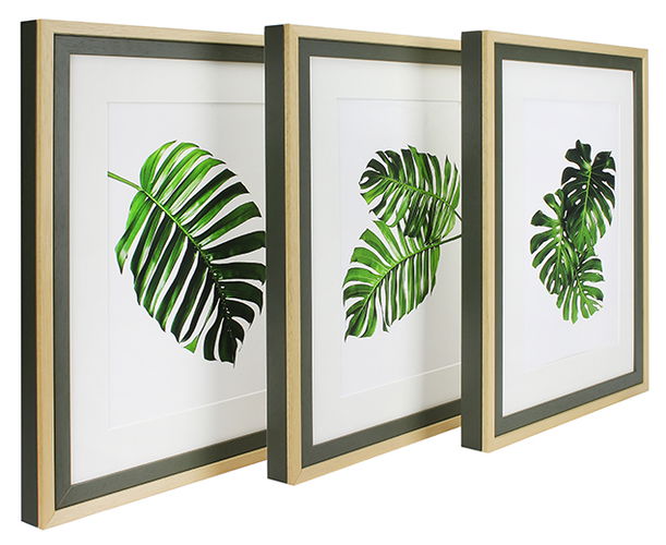 29mm 'Aalto' Natural and Sage Frame Moulding