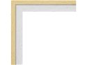 20mm 'Aalto' Natural and White Frame Moulding