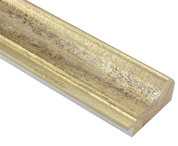78mm 'Tortora' Worn Gold Frame Moulding