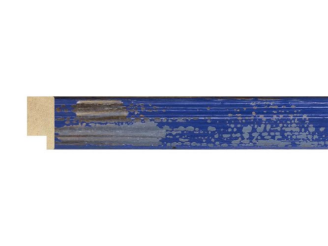 27mm 'Havana' Worn Blue FSC™ Certified 100% Frame Moulding