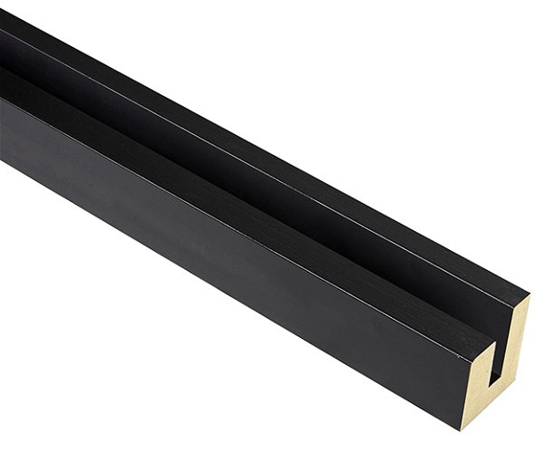 10mm Face 'Panel Tray' Matt Black for Panels up to 8mm Thick FSC™ Certified 100%