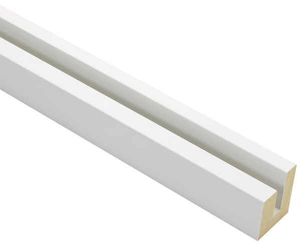 10mm Face 'Panel Tray' Matt White for Panels up to 8mm Thick FSC™ Certified 100%