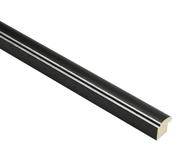 23mm 'Linton' Black FSC™ Certified 100% Frame Moulding